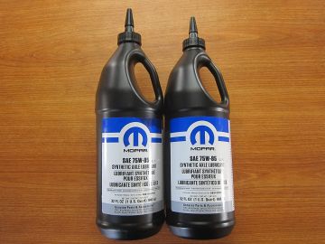 Mopar Chrysler Dodge Jeep Ram SAE 75W-85 Synthetic Axle Lubricant 2 Quarts